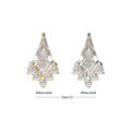 Invictus | 14k gold | Prong Set Kite Cluster | CZ