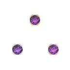 Buddha | 14k gold | Peekaboo | Amethyst