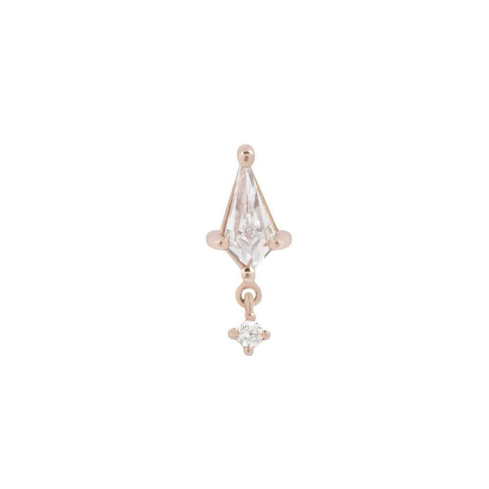 Buddha | 14k gold | It's All Happening | Clear CZ