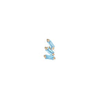 Buddha | 14k gold | Staxx | London Blue Topaz