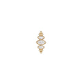 Buddha | 14k gold | Prose | Clear CZ