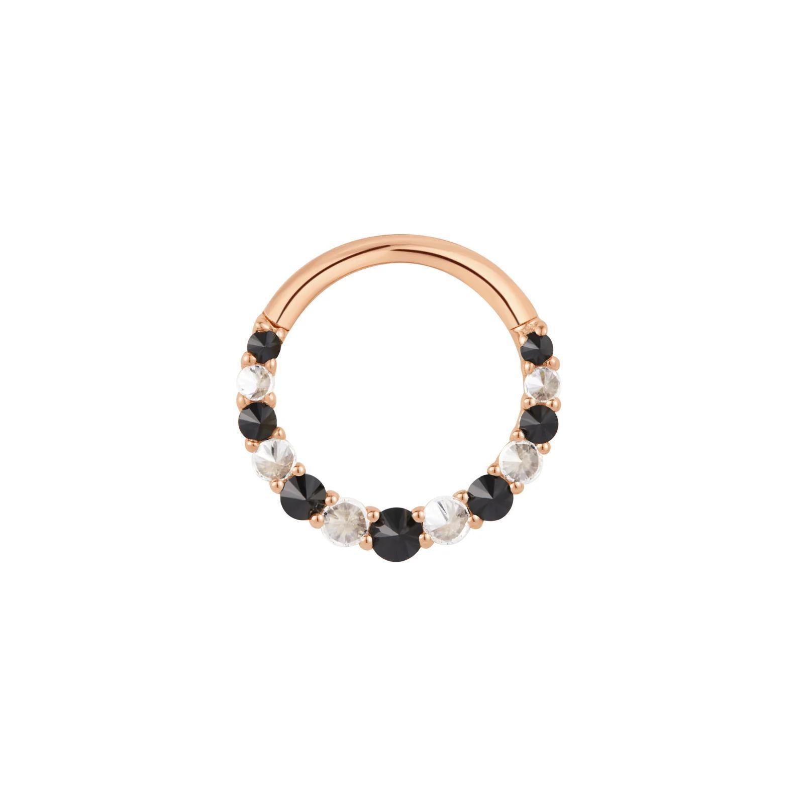 Buddha | 14k gold | Eclipse | Black Spinel + CZ