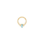 Buddha | 14k gold | Coterie | London Blue Topaz