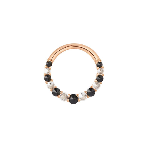 Buddha | 14k gold | Eclipse | Black Spinel + CZ