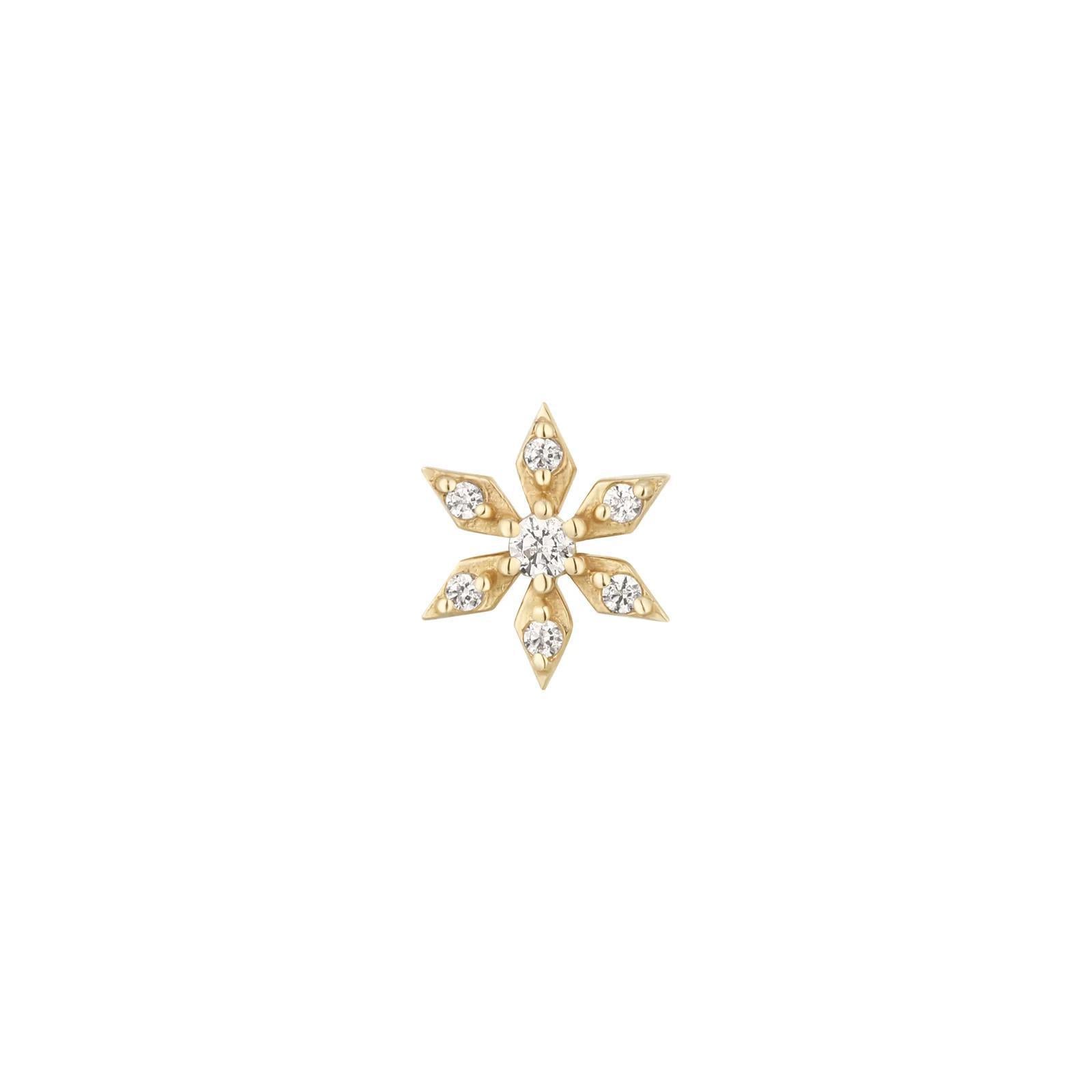 Buddha | 14k gold | Chamonix | Swarovski Crystal CZ