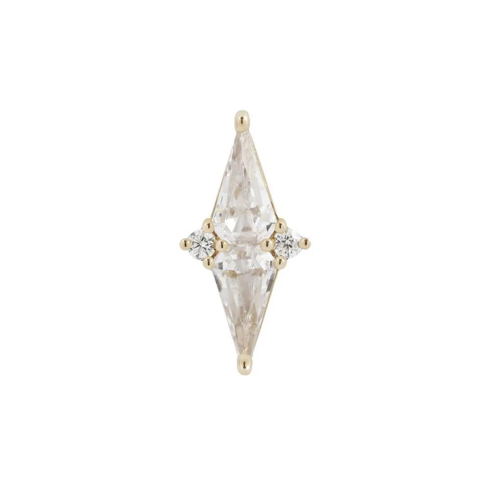 Buddha | 14k gold | Hi, Society | Swarovski Crystal CZ
