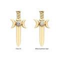 Invictus | 14k gold | Triple Moon Dagger