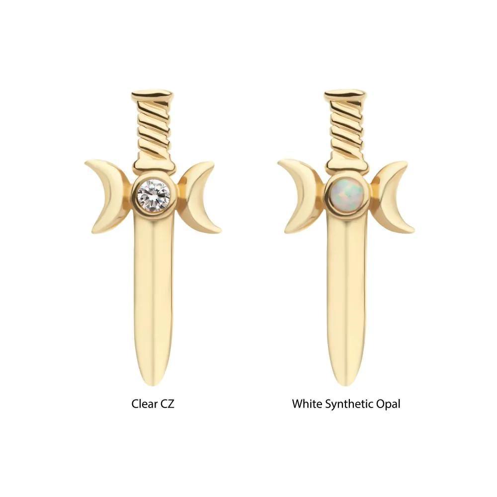 Invictus | 14k gold | Triple Moon Dagger