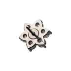 Invictus | 14k gold | Flower | CZ & Synthetic White Opal