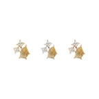 Buddha | 14k gold | Lyra | Rutilated Quartz + CZ
