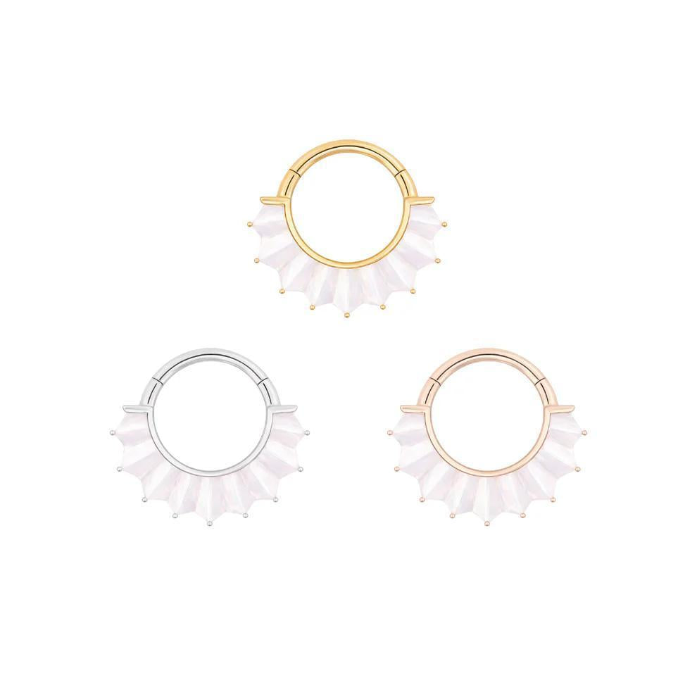 Buddha | 14k gold | High Tide Clicker | Mother of Pearl