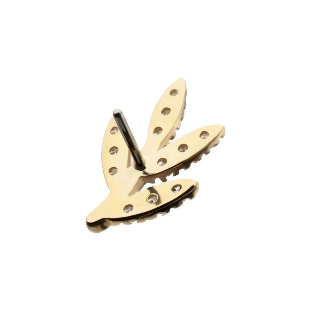 Invictus | 14k gold | Golden Flora | CZ