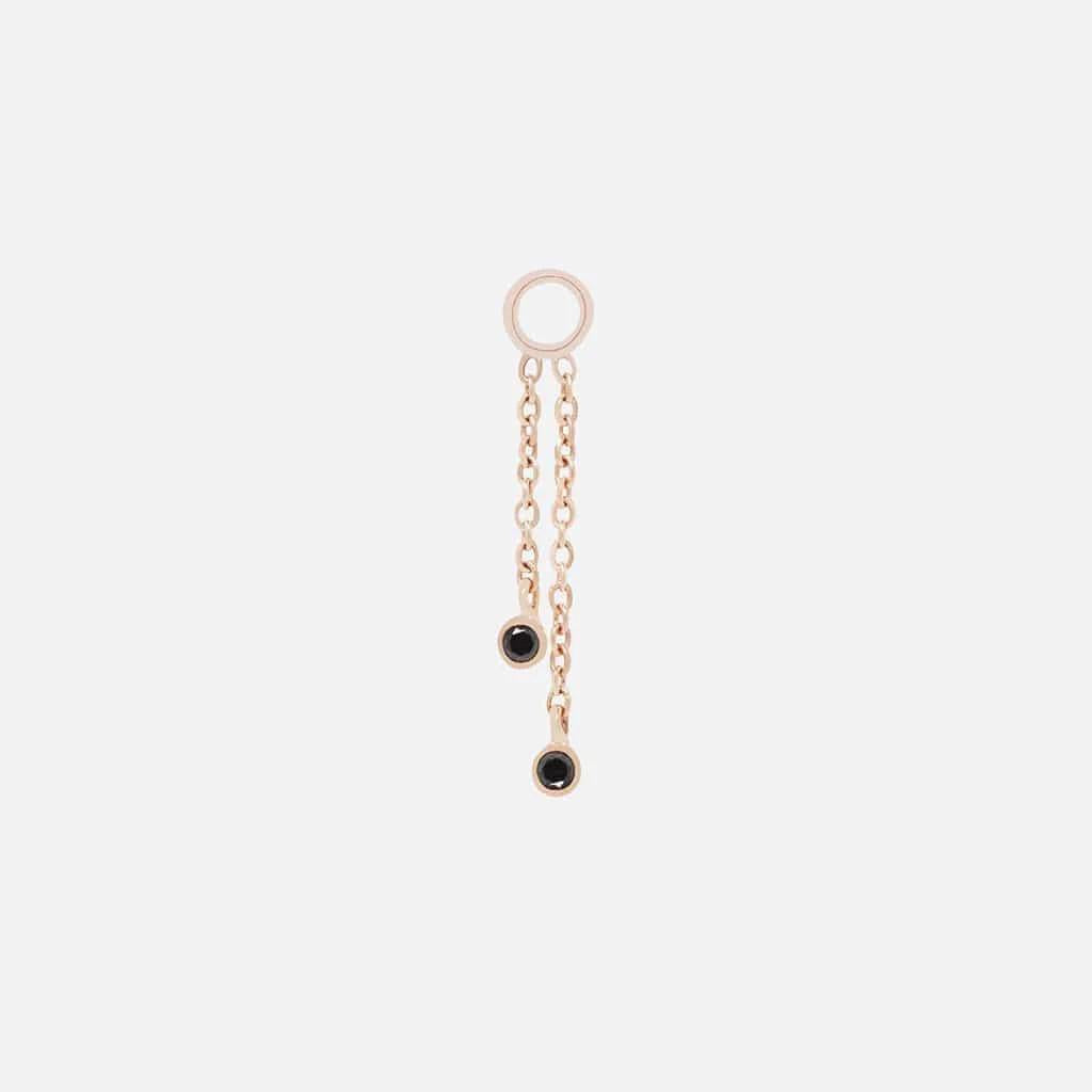 Tether | 14k gold | Gemmed Cascade 2 | Black Diamond