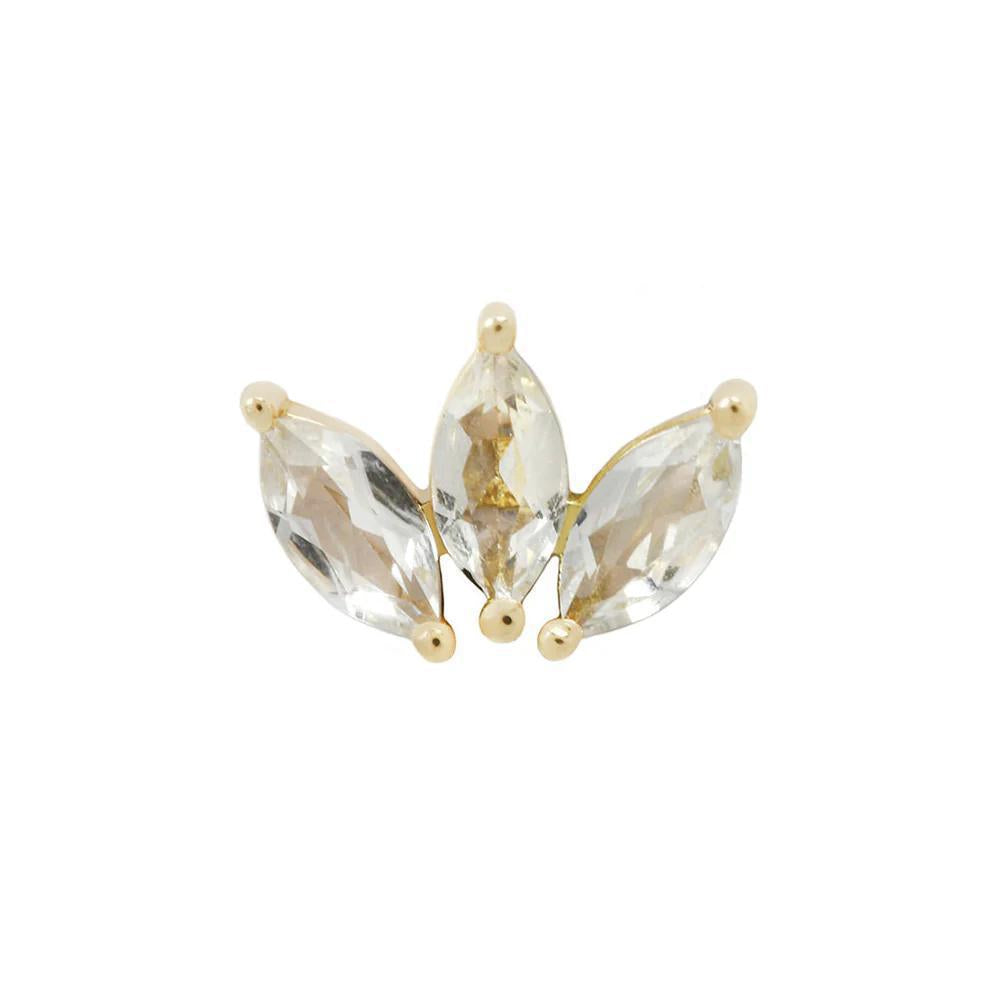 Buddha | 14k gold | Mini Moet | Swarovski Crystal CZ