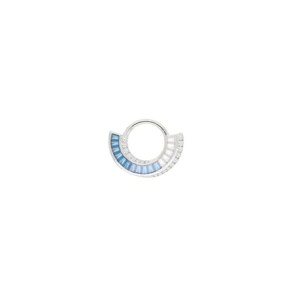 Buddha | 14k gold | Echelon | London Blue Topaz + CZ