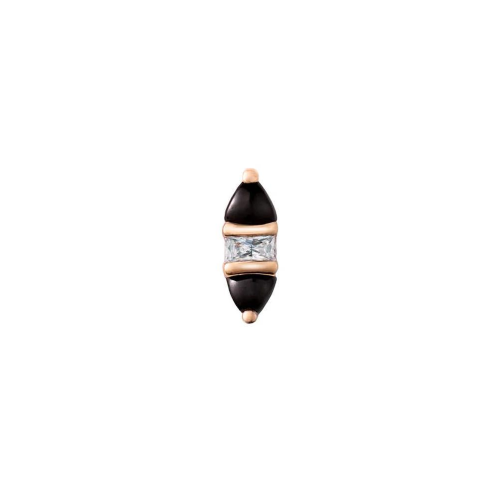 Buddha | 14k gold | Innuendo | Black Spinel + CZ
