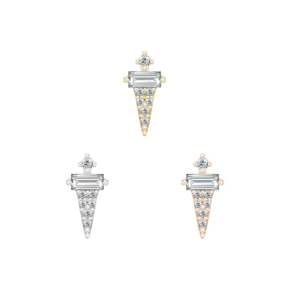 Buddha | 14k gold | Dystrikt | Clear CZ