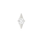Buddha | 14k gold | Elemental | Clear CZ