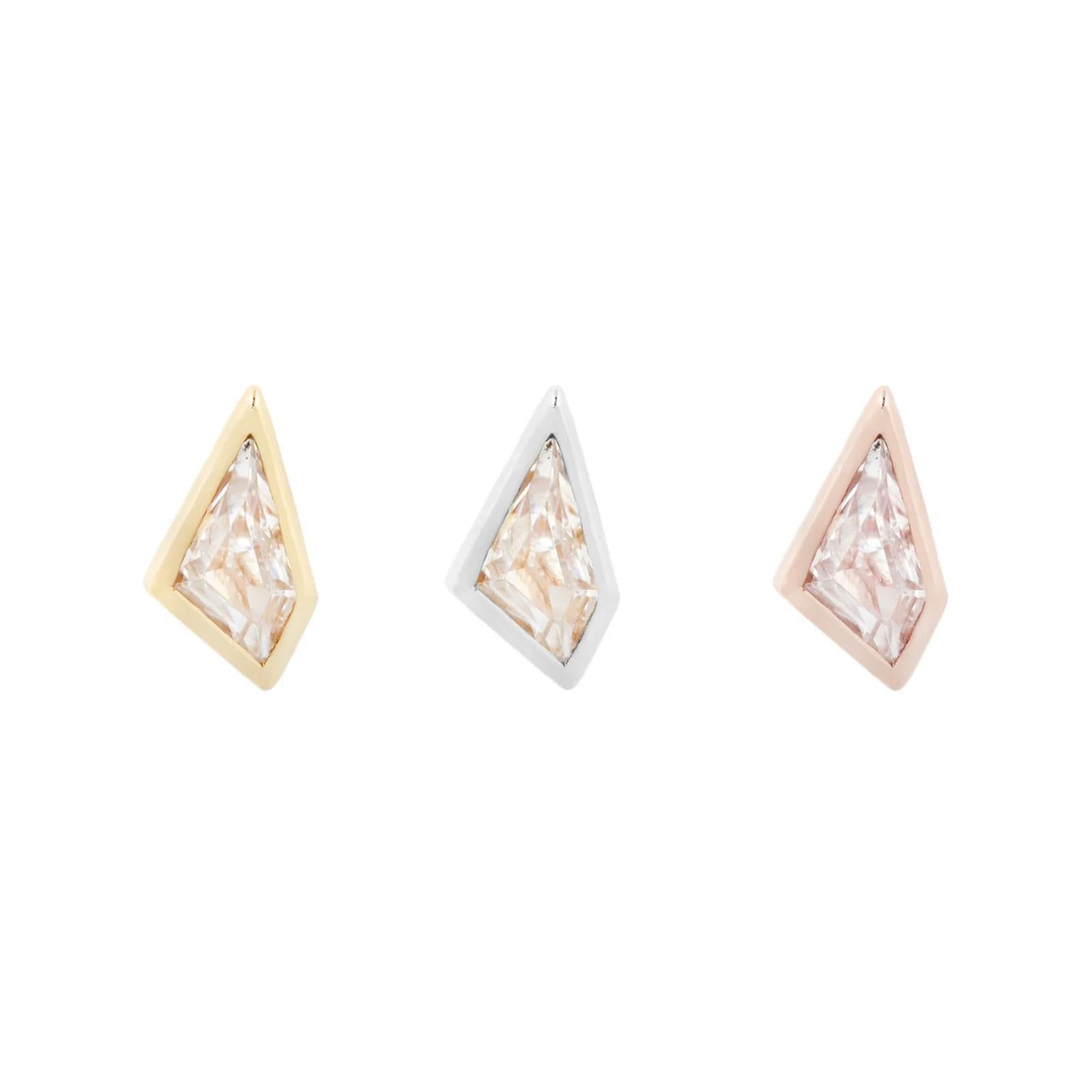 Buddha | 14k gold | Transcend | Clear CZ