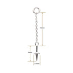 Invictus | 14k gold | Naruto Shippuden Kunai Knife Dangle Charm