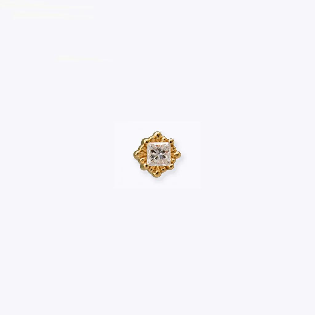 Tether | 14k gold | Melange Princess | Diamond