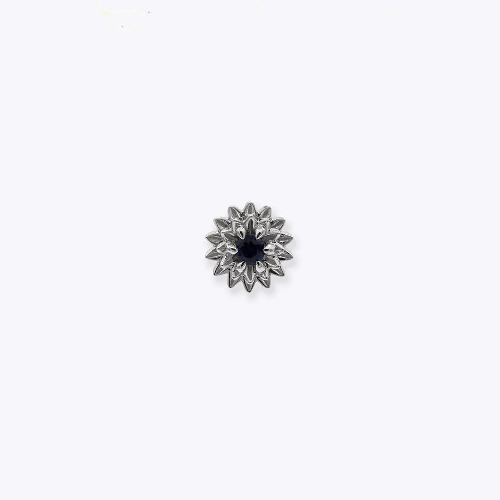 Tether | 14k gold | Dahlia | Blue Sapphire