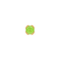 Buddha | 14k gold | Peekaboo | Sandblasted Peridot
