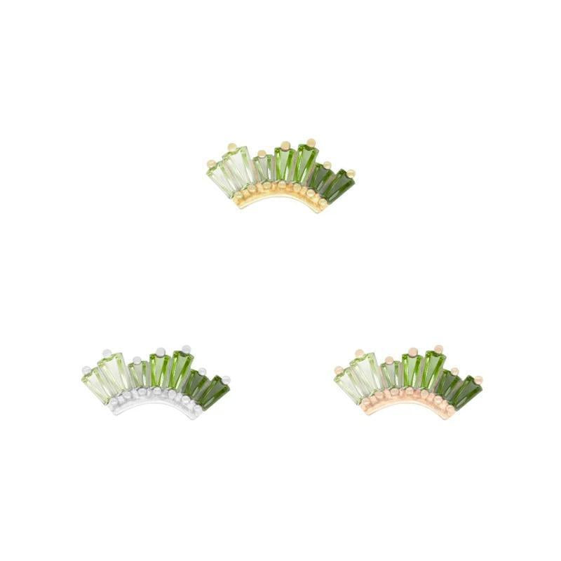 Buddha | 14k gold | Enlighten | Green Tourmaline + Peridot Ombre