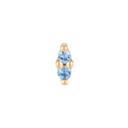 Buddha | 14k gold | Mishka 2 | London Blue Topaz