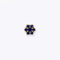 Tether | 14k gold | Peony | Blue Sapphire