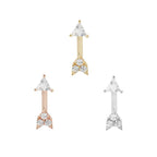 Buddha | 14k gold | Zandra | Clear CZ