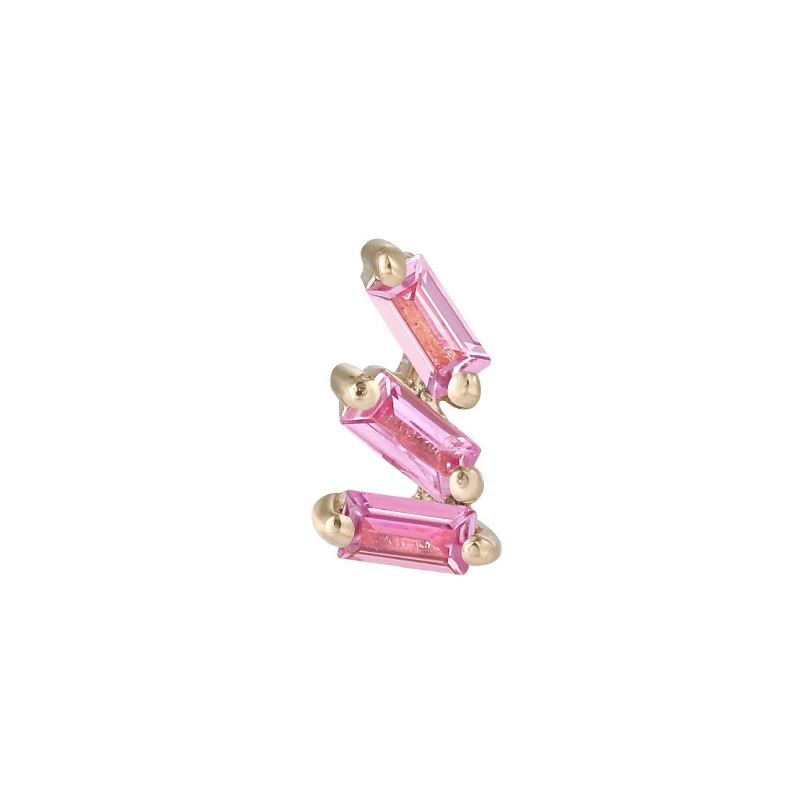 Buddha | 14k gold | Staxx | Pink Sapphire