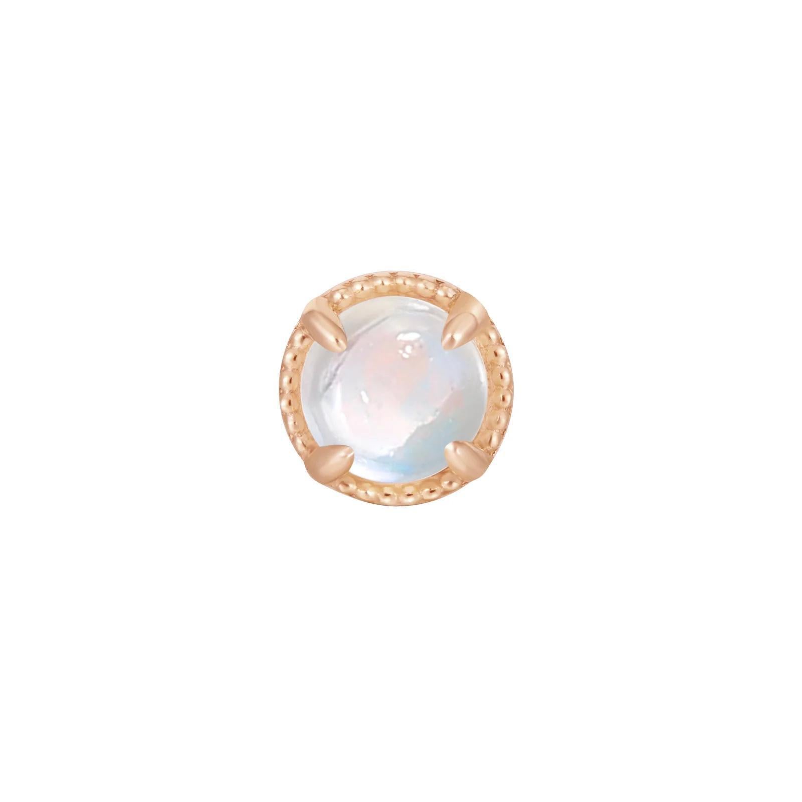 Buddha | 14k gold | Manifest | Rainbow Moonstone