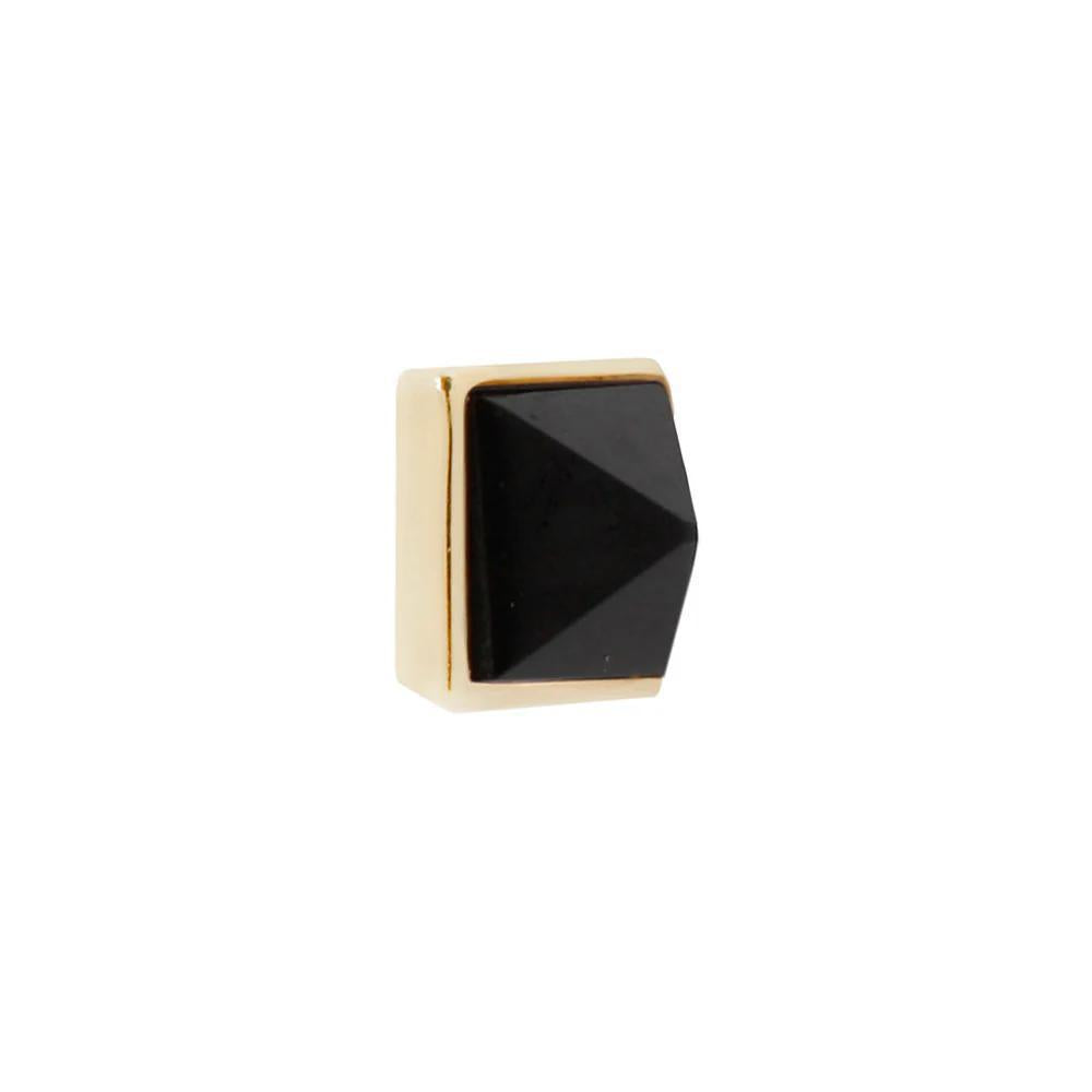 Buddha | 14k gold | Pyramid | Black Spinel