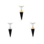 Buddha | 14k gold | Daring | Black Spinel + CZ