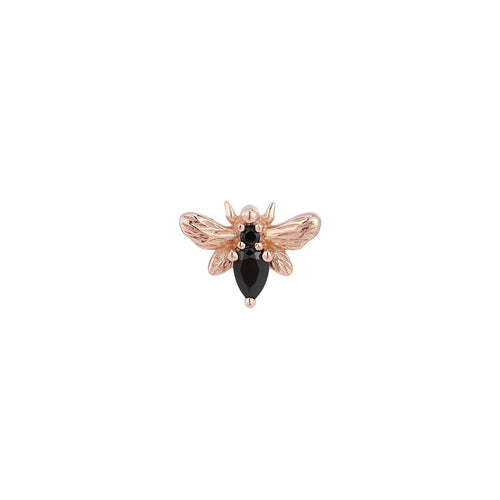 Buddha | 14k gold | Bee Chic | Black Spinel