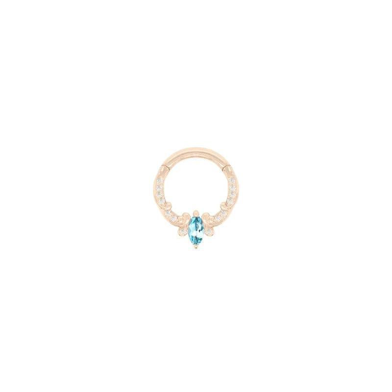 Buddha | 14k gold | Coterie | London Blue Topaz