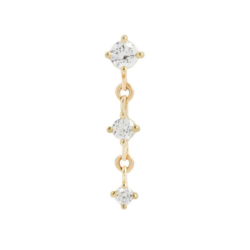 Buddha | 14k gold | Kiera | Swarovski Crystal CZ