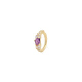 Buddha | 14k gold | Inspiration | Amethyst + CZ