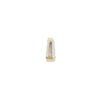 Buddha | 14k gold | Tapered Baguette | CZ