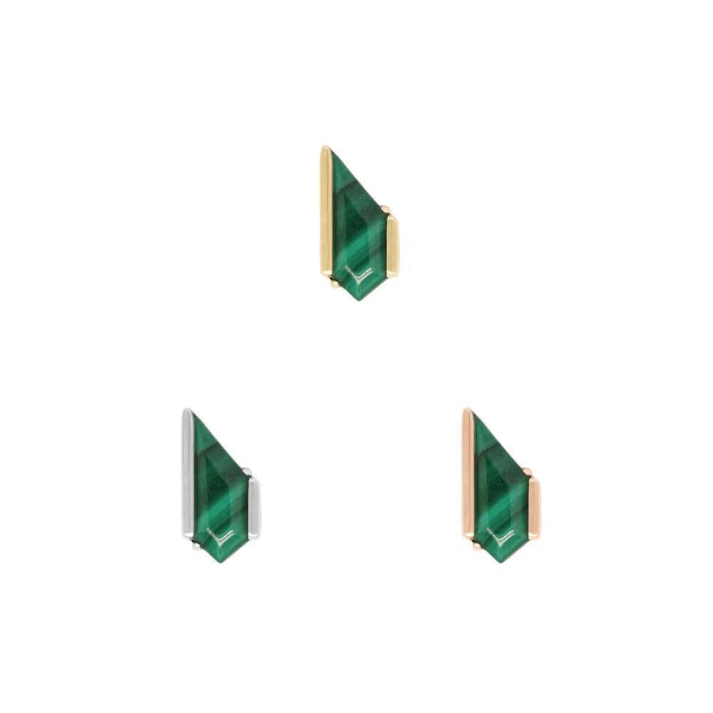 Buddha | 14k gold | Vinyl | Malachite