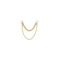 Buddha | 14k gold | Diamond Cut + Side Chain