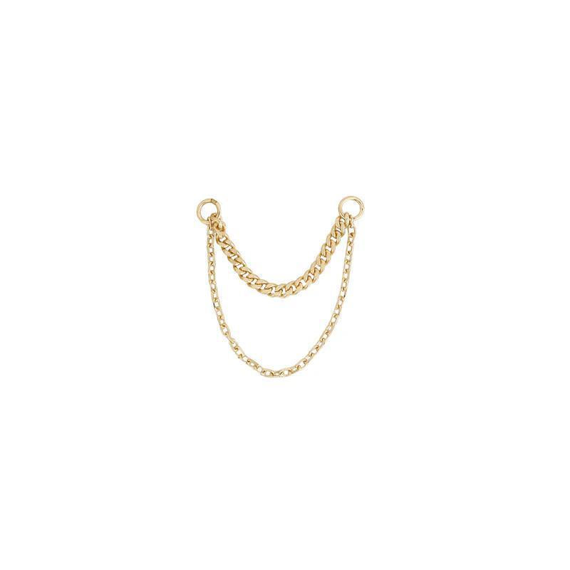 Buddha | 14k gold | Diamond Cut + Side Chain