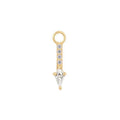 Buddha | 14k gold | Mercer Charm | CZ