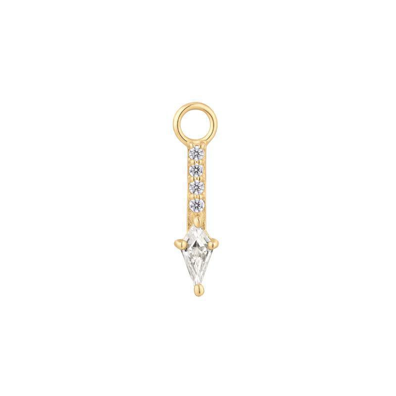 Buddha | 14k gold | Mercer Charm | CZ