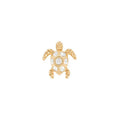 Buddha | 14k gold | Honu | White Sapphire