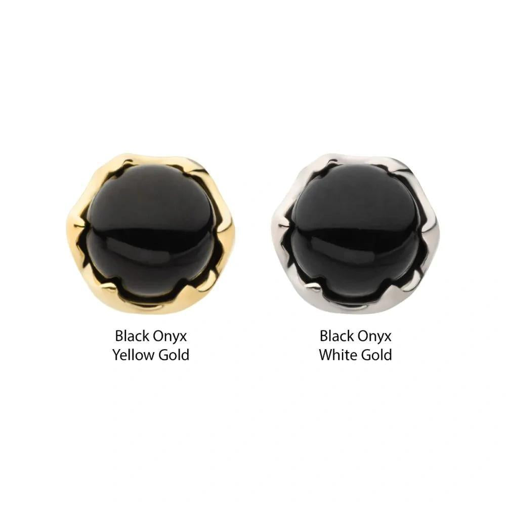 Invictus | 14k gold | 6 Prong | Black Onyx