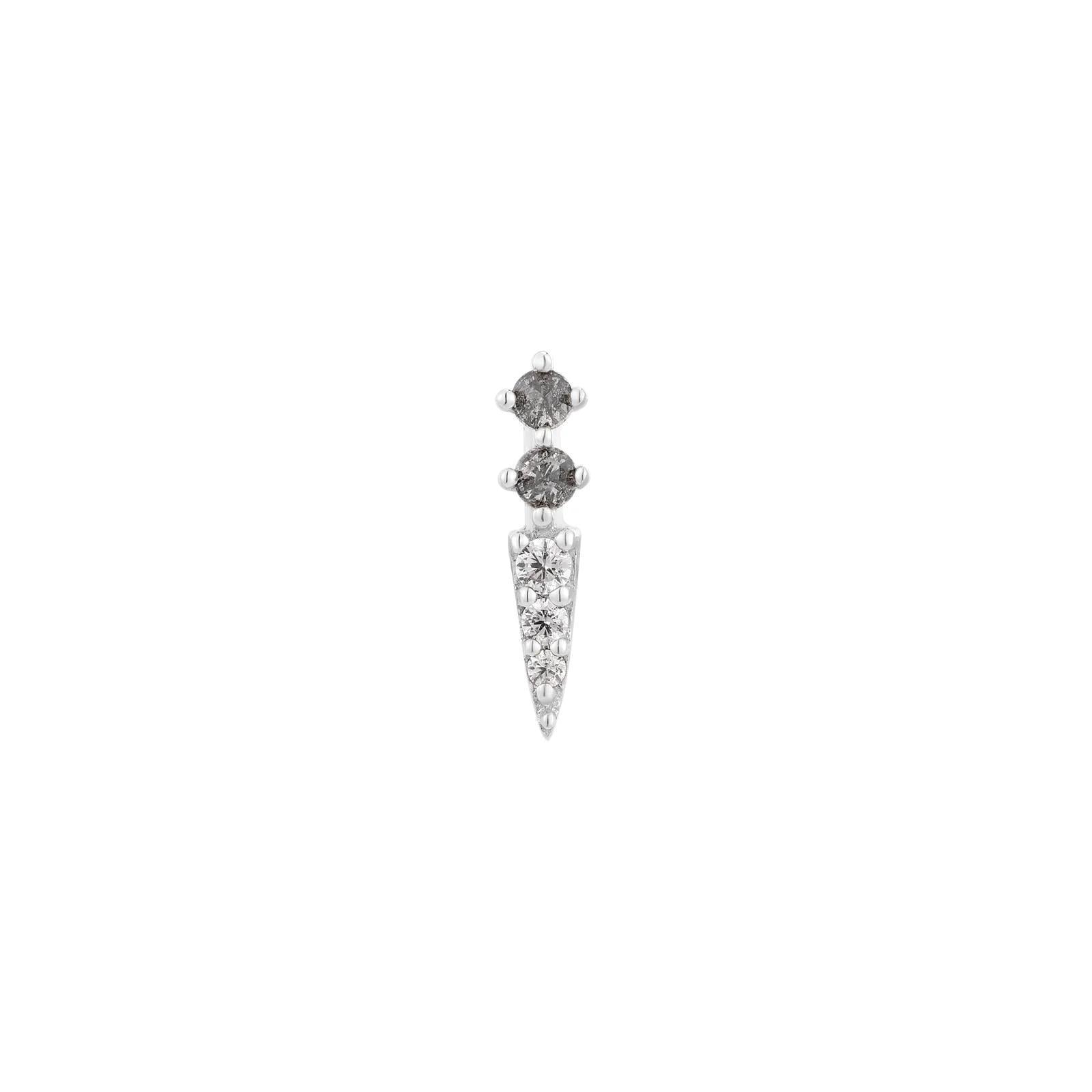 Buddha | 14k gold | Activated | Grey Diamond + CZ