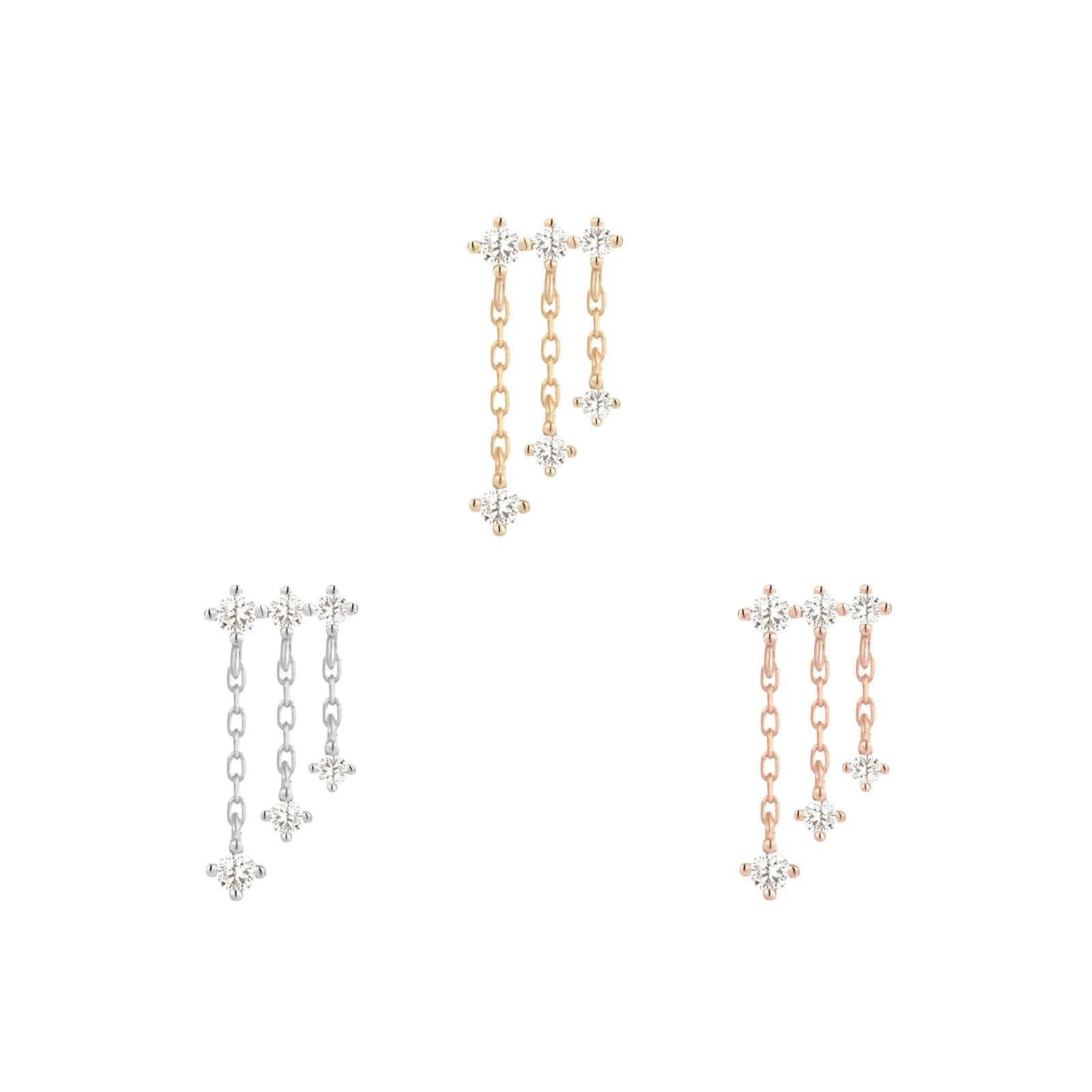 Buddha | 14k gold | Cascade | Clear CZ