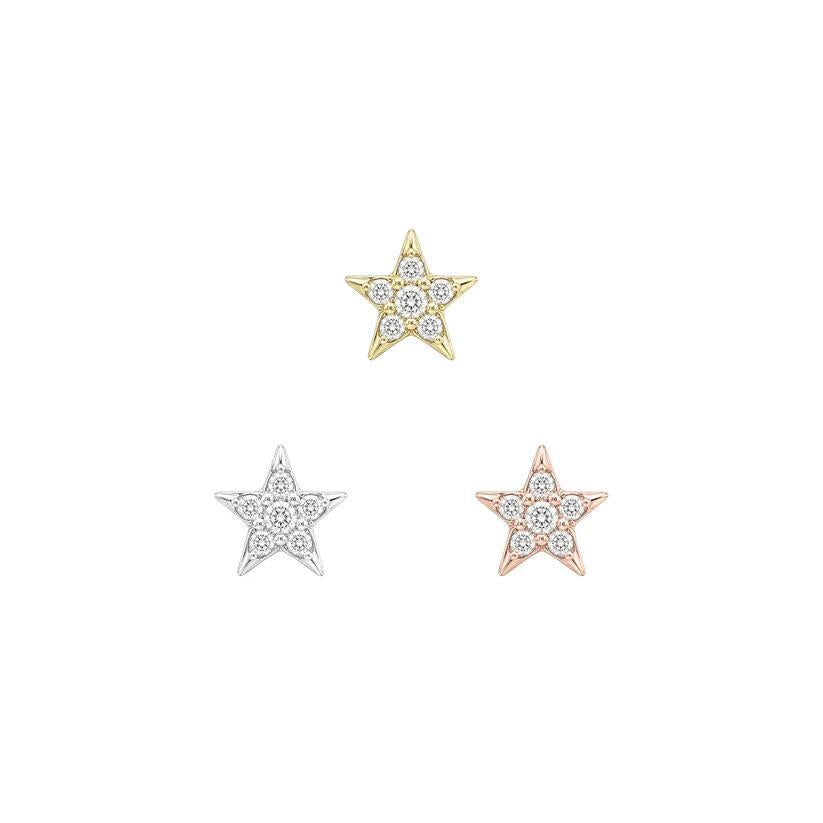 Buddha | 14k Gold | Starling Threadless End | Cubic Zirconia